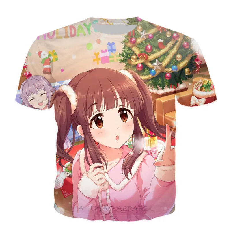 Повседневная футболка для девочек с аниме Kawaii забавная летняя футболка с короткими рукавами хипстер хип хоп Уличная Harajuku студенческие классические топы 90s