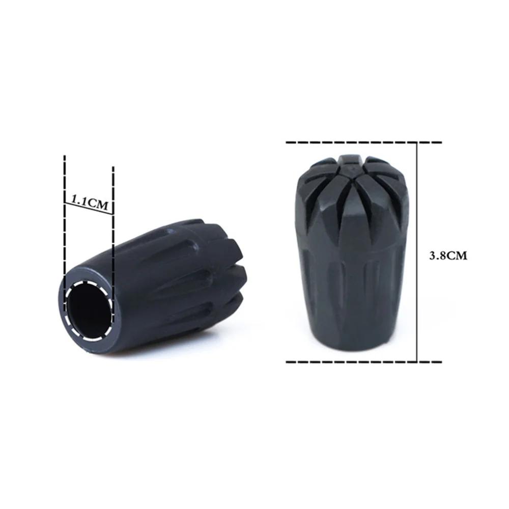 

16pcs Mini Alpenstock Rubber Head Cover Case Pad Protector for Walking Hiking