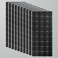 solar panel 1200w battery charger 10 pcs 120w off grid plate photovoltaic for home rvs trailers boats sheds