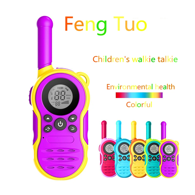 New Upgraded Kids Walkie Talkie Mini 3KM Handheld Parent-child Interaction Intercom Toy Gifts Wireless Two Way Radio Comunicador