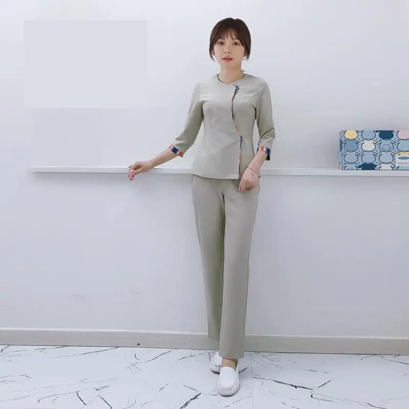 Рабочая одежда для салона красоты Женский гостиничный стиль униформа приема в