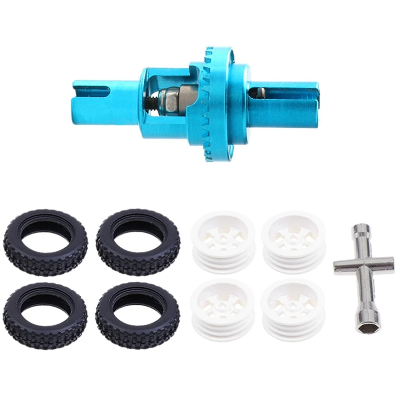 

2 шт., металлический дифференциальный механизм для Wltoys K969 K979 и 1 комплект