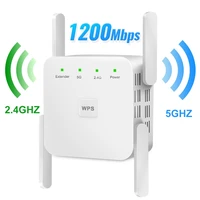 5ghz wireless wifi repeater 1200mbps router wifi booster 2 4g long range extender 5g wi fi signal amplifier