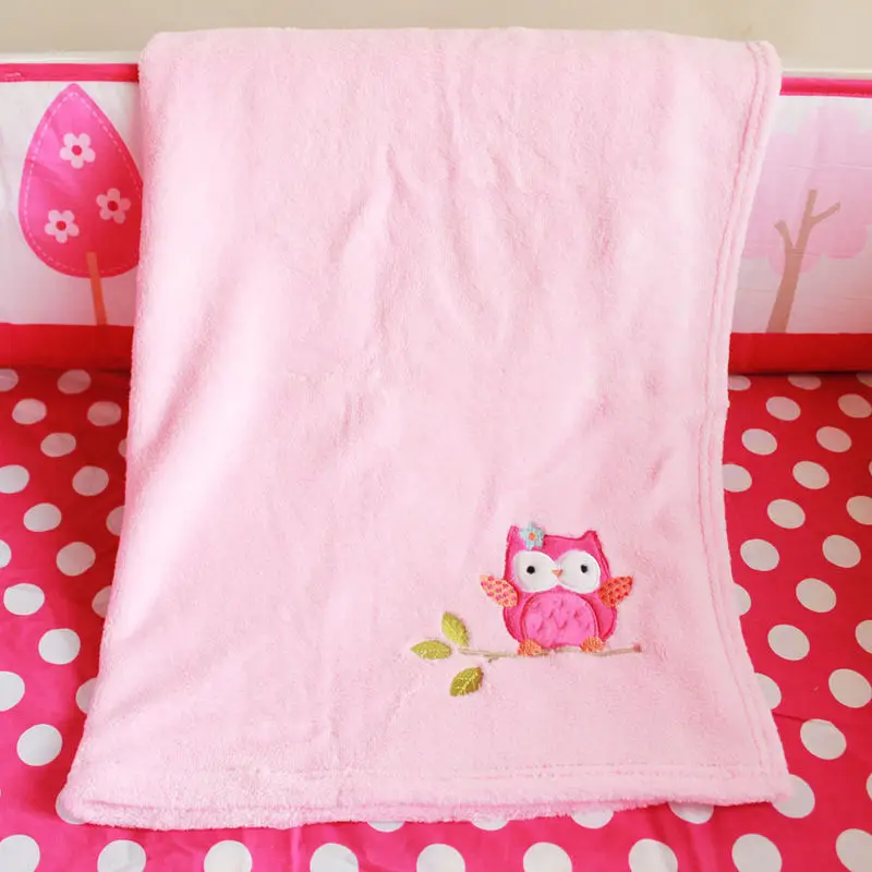 

8 Piece Baby Bedding Set Balloon Owl Fox Nursery Quilt Bumper Sheet Crib Skirt Toddler Bedding Set Baby Bed Crib Bedding Set