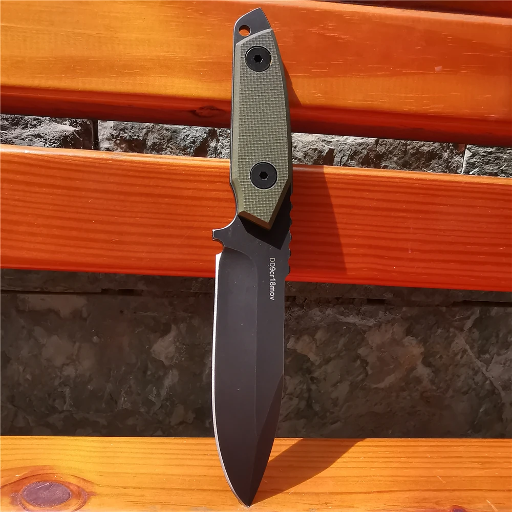 Высокое качество нож с фиксированным лезвием G10 ручка прямой североамериканский