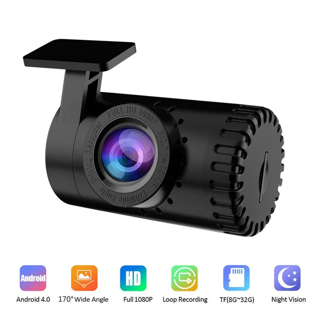 

1pc 1080P HD ADAS Dash Cam Car DVR Camera 120° Wide Angle Video Recorder Rotating High-definition Driving Navigation Recorder