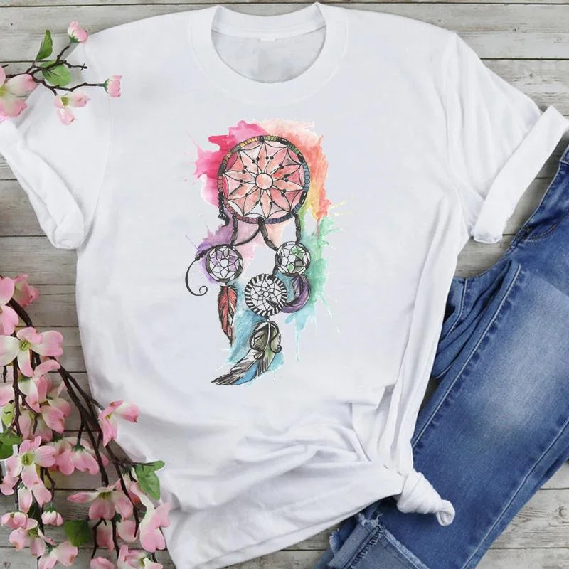 

Vintage Camper Trend Cartoon Women T Shirt Graphic 2021 90s Summer Fashion Female Clothes Print Short Sleeve Tops Tees Tshirt