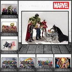 Картина из фильма Marvel Мстители на холсте персонаж супергероя Капитан Америка Железный человек HD Настенная картина Декор для дома гостиной