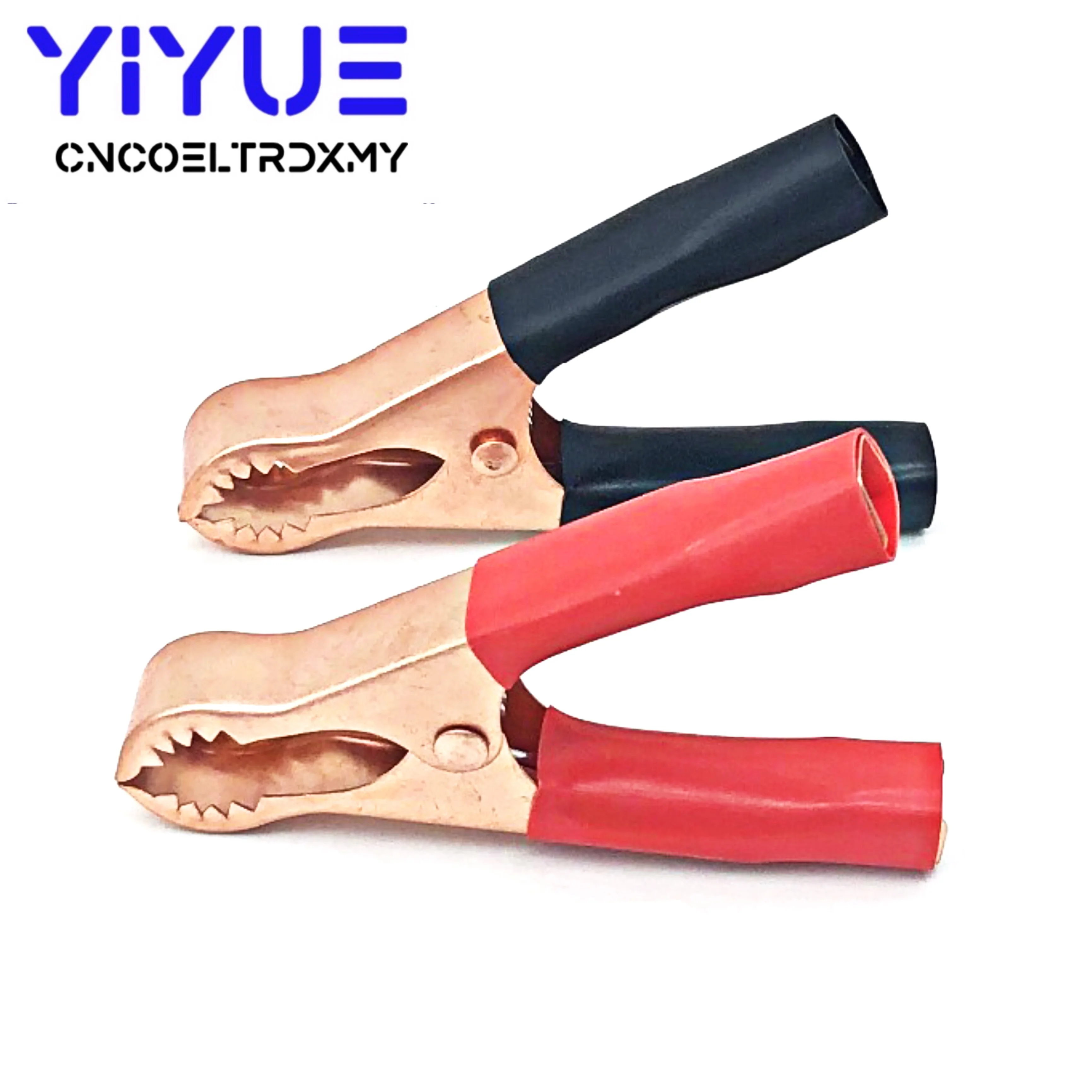 

2 шт. изолированные зажимы типа «крокодил» с пластиковой ручкой, кабельный провод, металлические зажимы типа «крокодил», зажимы 50 А, красный + черный, 80 мм