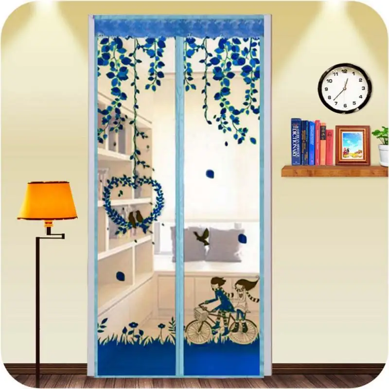 Hands-free Magnetic Mosquito Net Door Screen Mesh Automatic Closing Anti Insect Fly Bug Curtain Grid Gauze | Дом и сад