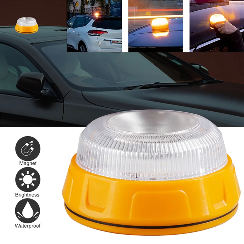 

LED V16 Traffic Safety Warning Lights COB Work Lamp Outdoor Lighting Car Emergency SOS Lights Magnetic Car Beacon Lights