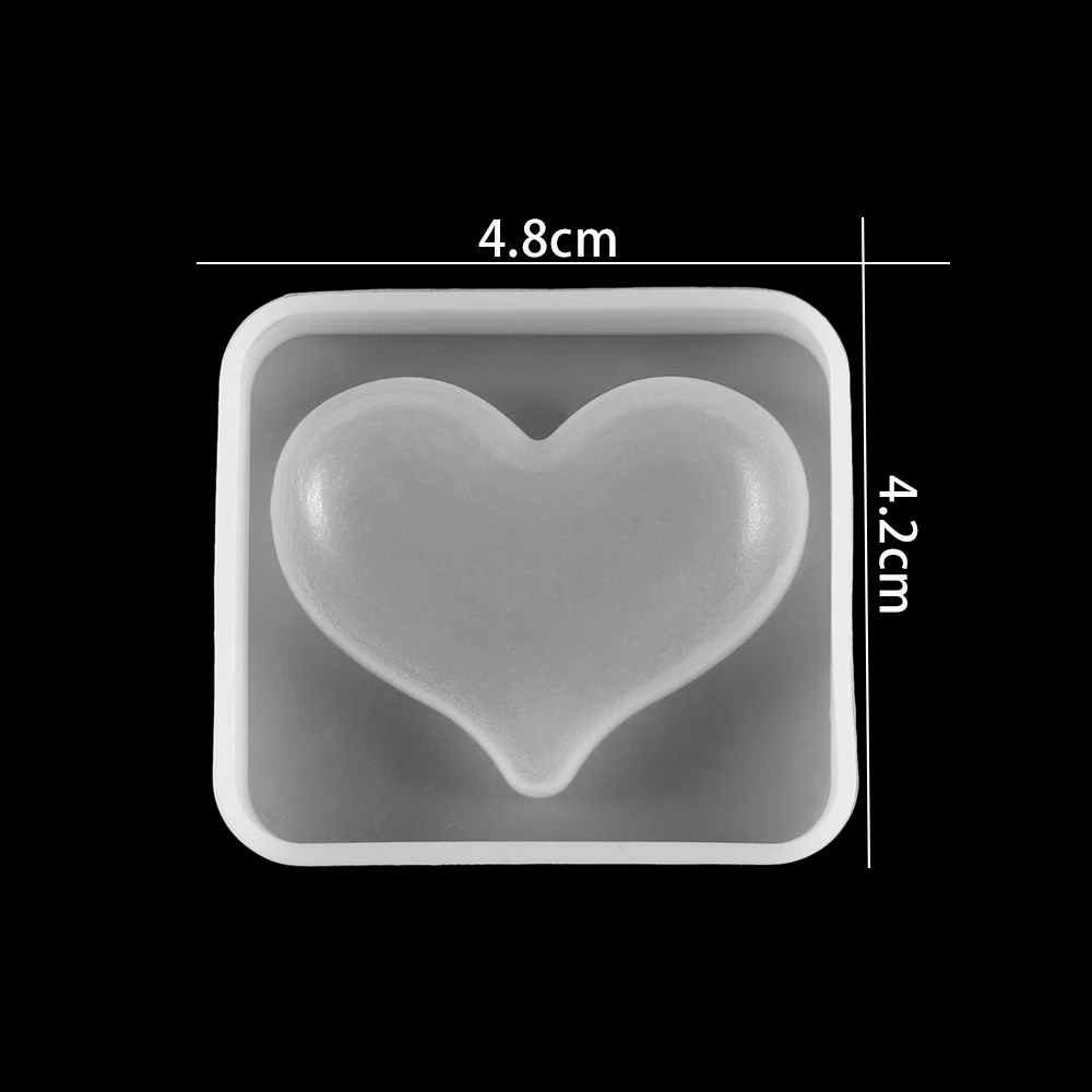 1pcs Cat Key chain Silicone Molds Epoxy Resin Craft Jewelry Making Mini Heart Moon Star Mold Resin DIY Charms Keychain Tools