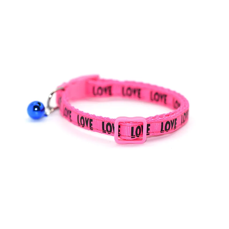 

12pcs/lot Colorful Pet Collar Neck Ring for Cats & Dogs Dog Satin Collars with Bell Pet Supplies for Small Medium Cat Japanese