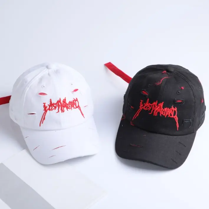 Мужская хлопковая регулируемая бейсболка приталенная Кепка в стиле хип-хоп с