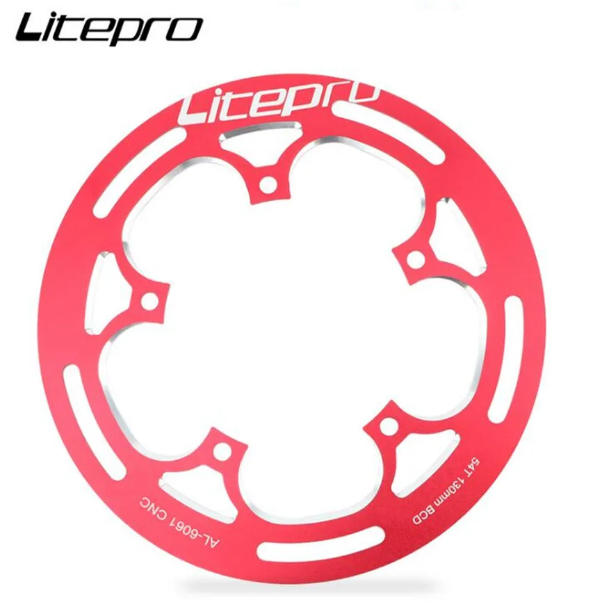 Litepro складной велосипедный протектор для колес цепи LP 52/53T 54T защитная пластина