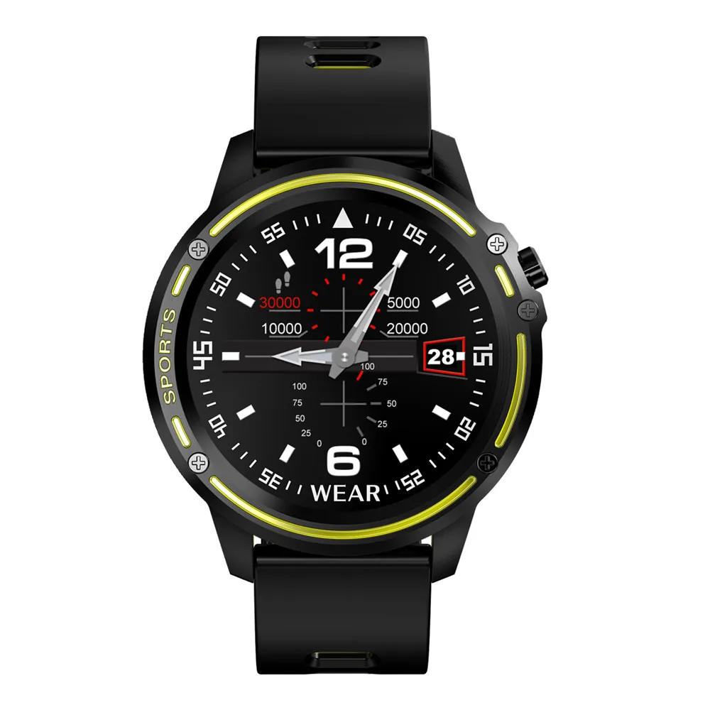 Greentiger новые L8 Смарт-часы для мужчин ЭКГ+ PPG IP68 Водонепроницаемый кровяное давление фитнес-трекер для измерения сердечного ритма спортивные Смарт-часы VS L5 L7