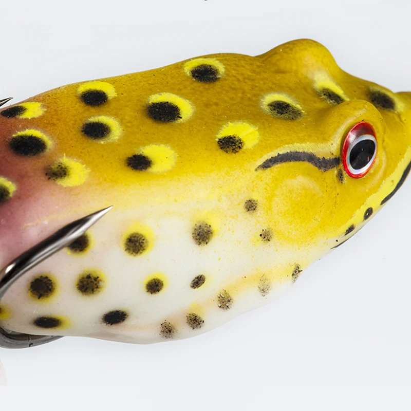 

Hot Sale Frog Lures Simulation Soft Fishing Lure Bionic Soft Bait Set Double Hook For Fishing and Anglers N66