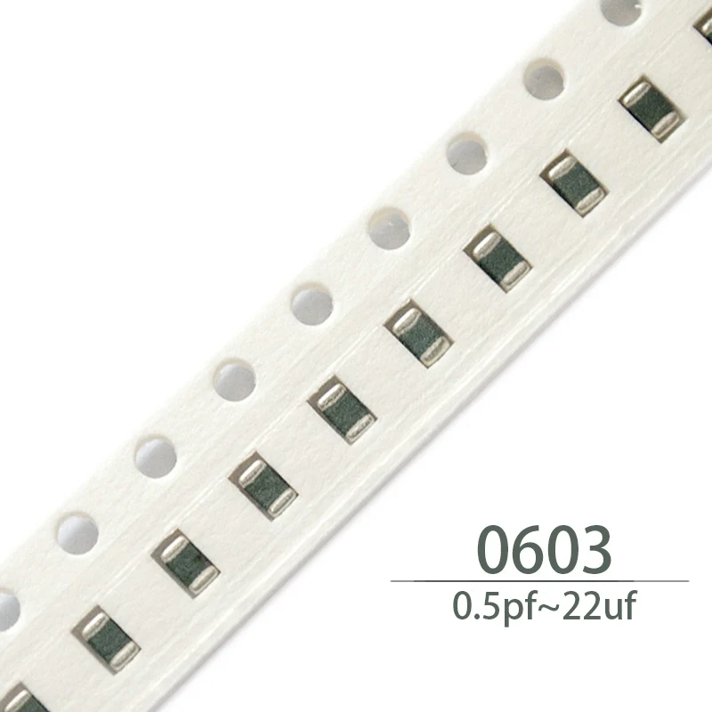 100 шт. 0603 smd конденсатор с алюминиевой крышкой керамические конденсаторы комплект