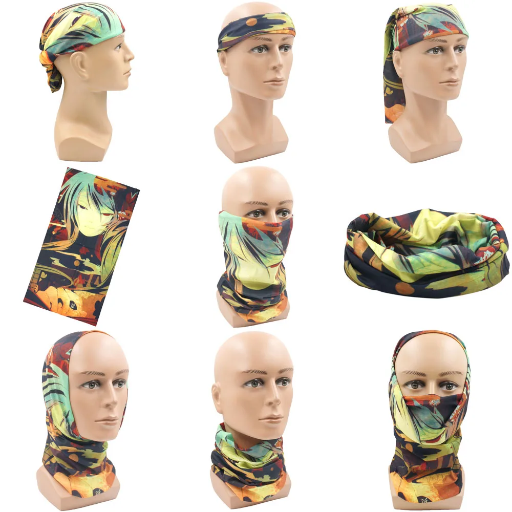 Мужская/Женская Защитная повязка на голову и шею для активного отдыха