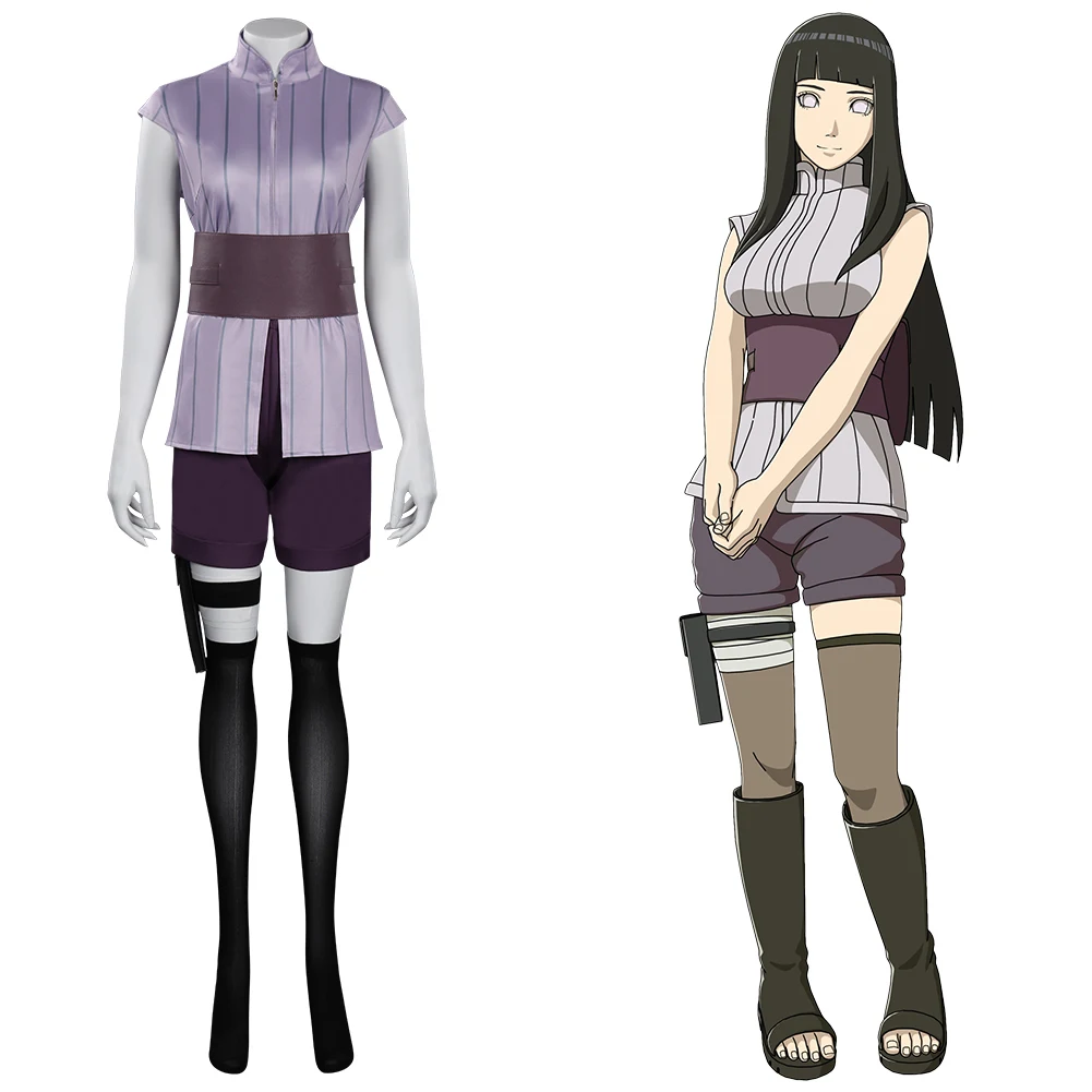 

Hyuga Hinata костюмы для косплея костюм на Хэллоуин для карнавала