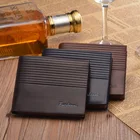 Чехол-кошелек для мужчин, мужской деловой кошелек для повседневной носки из искусственной кожи; Однотонная одежда мужской кошелек для мелочи из искусственной кожи мужской бумажник мульти-Чехол-портмоне с отделением для карт