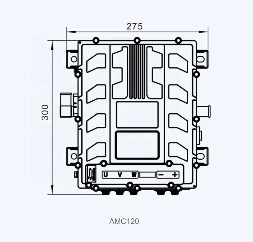 Высокоэффективная система вождения 45 кВт для электромобиля жидкого