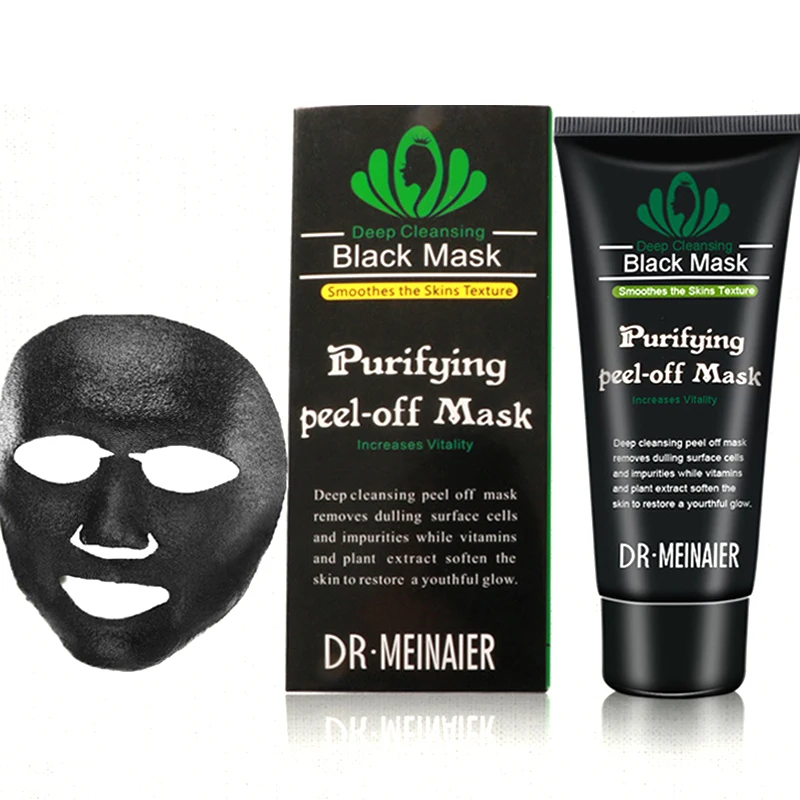 Глубокая очистка лица бамбуковая угольная грязевая маска для удаления черных