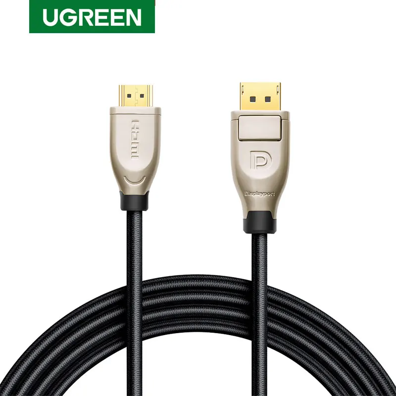 Кабель UGREEN DP HDMI 4K 60 Гц штекер видеокабель DisplayPort для GTX Graphics EliteBook HDMI|Кабели VGA| |