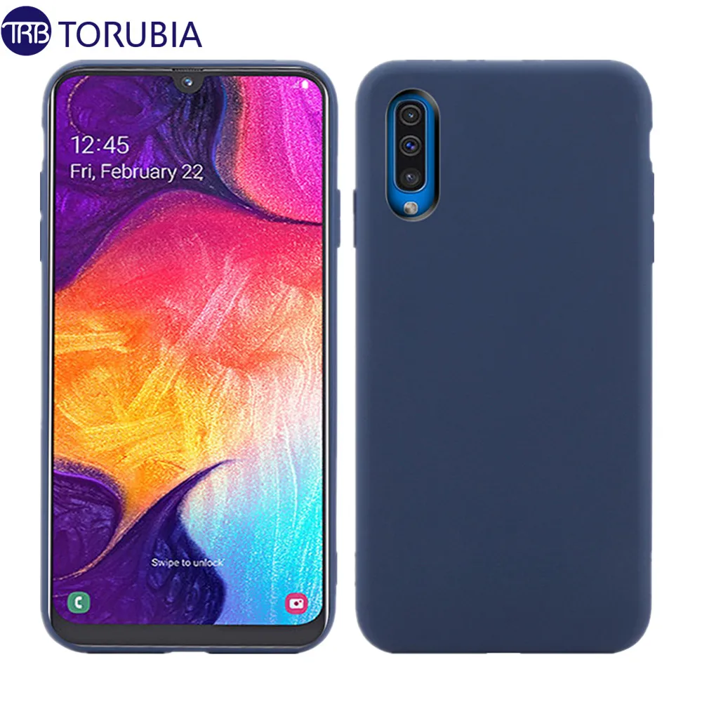 Чехол для Samsung Galaxy A50 Note 10 мягкий силиконовый тонкий ТПУ чехол карамельных цветов