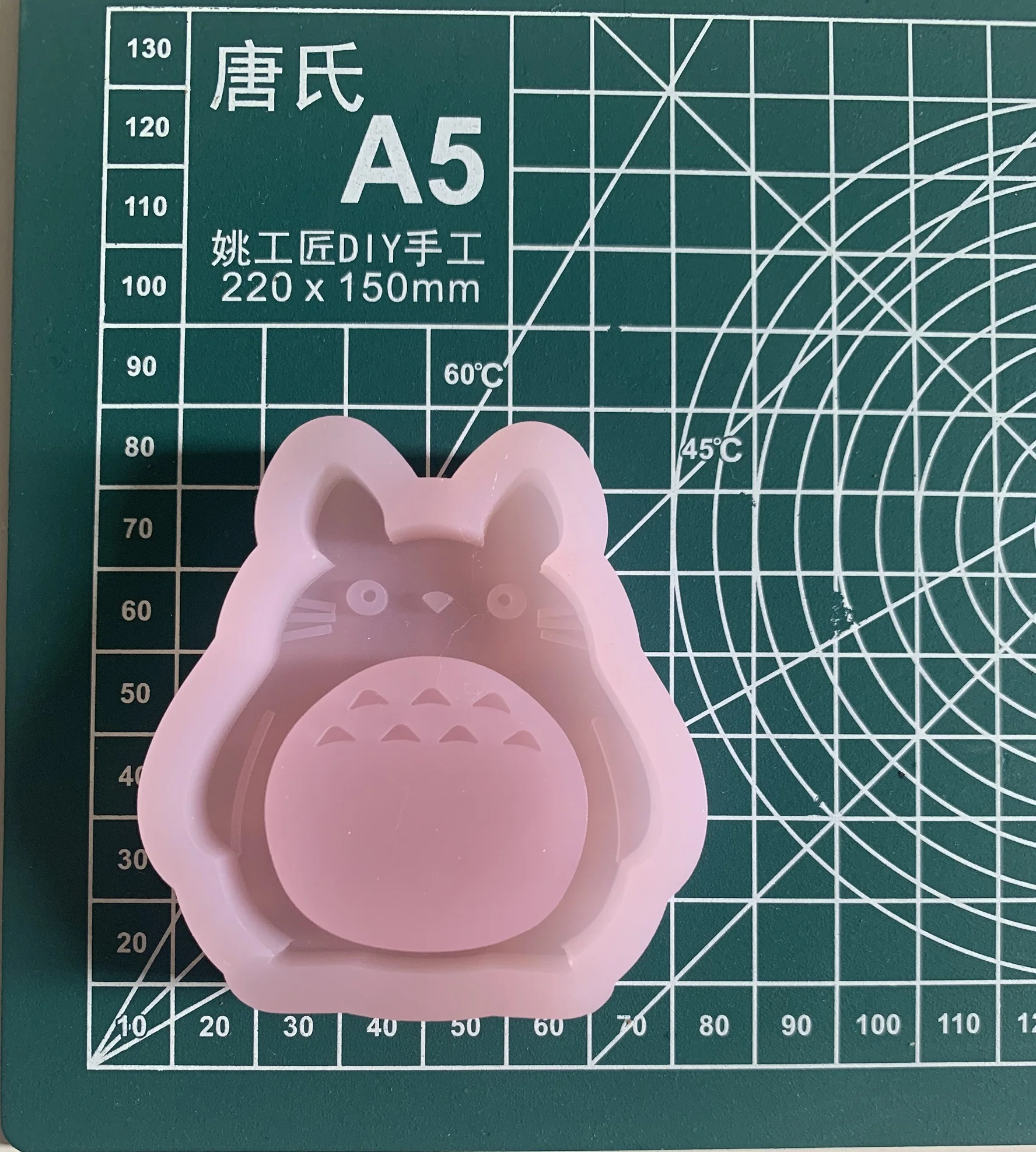 wsy-147 cartoon cat quicksand mold resin shaker mold silicone mold handmade replication mould