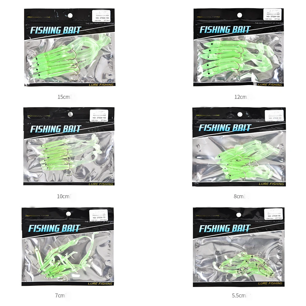 Olta 10 шт./компл. мягкие приманки для ловли рыбы один свиная шеда Easy Shiner от CrankBait