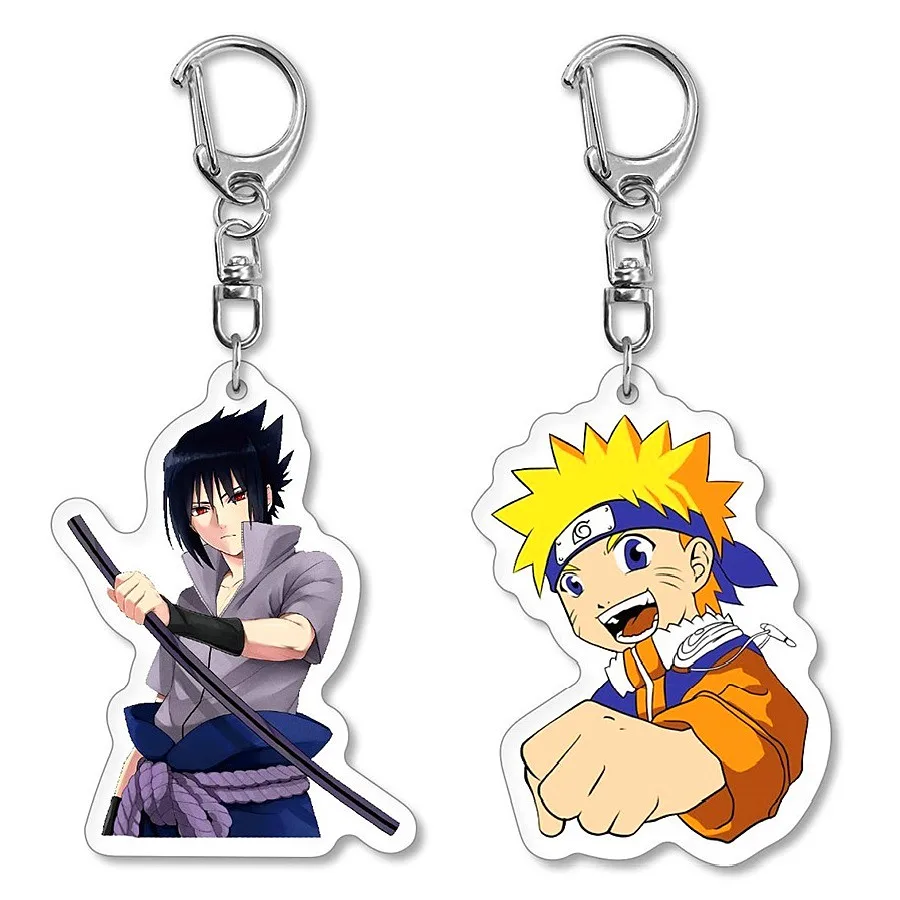 

Japan Anime KeyChains Cartoon Q Version Characters Acrylic Keyring Backpack Pendant Key Holder Fashion Jewelry Accessories