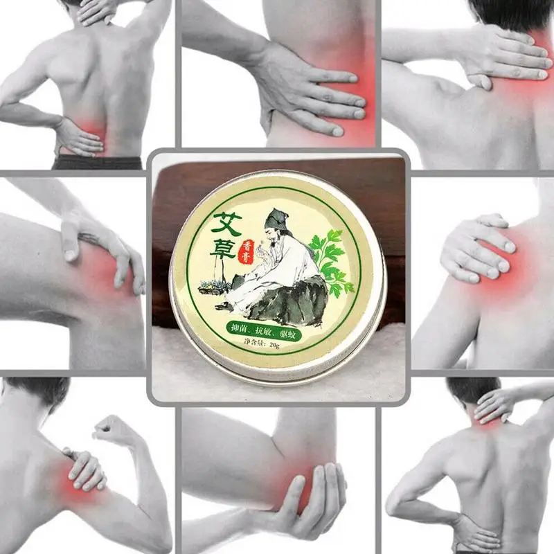 

1pc Massage Cream Ai Tsao Balm Anti-mosquito Bite To Cool Cool Moxibustion Oil Ointment Antibacterial Itching Massage Stop Q7X1