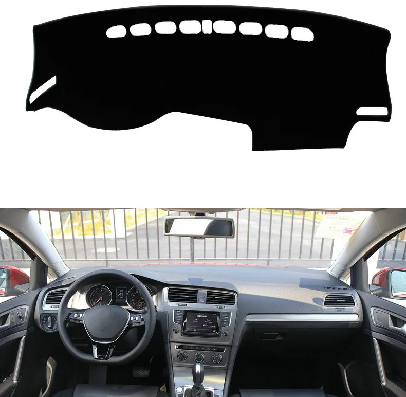 

For Volkswagen VW Golf 7 / Golf GTIR MK7 2013 - 2018 Car Dashboard Cover Mat Pad Dashmat Sun Shade Instrument Carpet Accessories