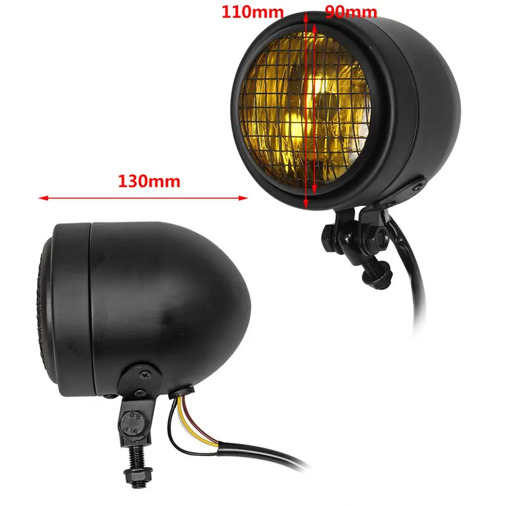 3 5 дюймов мотоциклетный Велосипед Винтажный на заказ гриль фасветильник