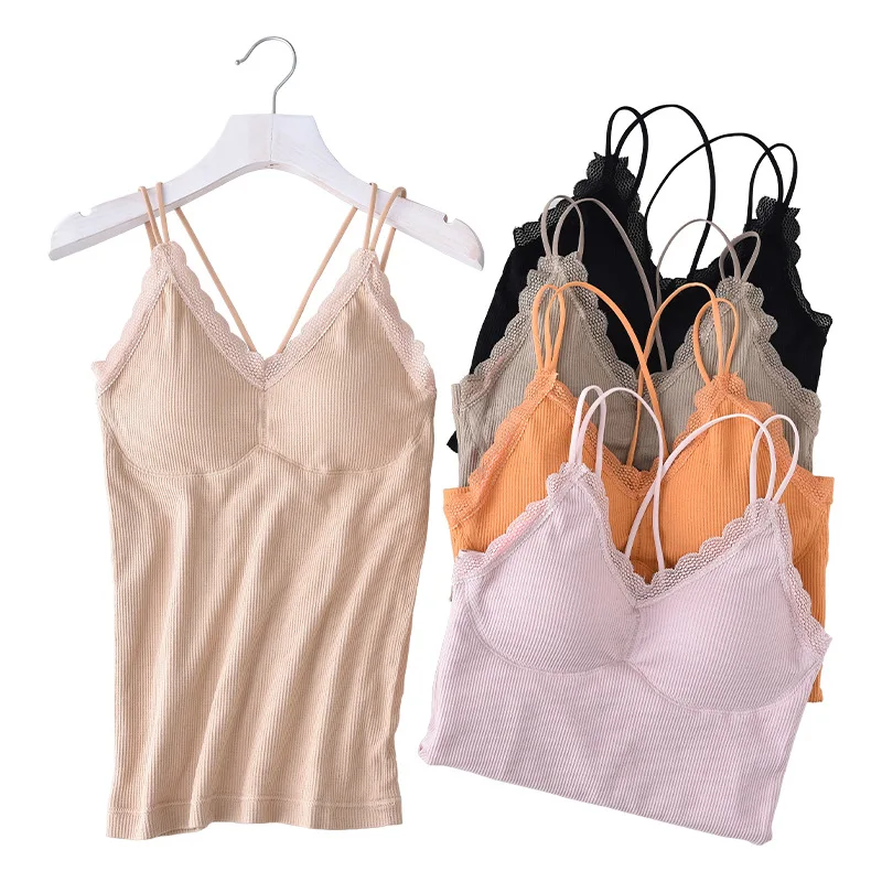 

HIVOF autumn and winter without lean feeling plus velvet suspenders, sports lace underwear, base thickening thermal underwear