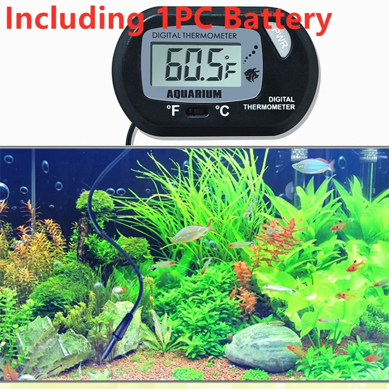 Новинка 2021 цифровой ЖК экран датчик освещенности аквариума аксессуары для