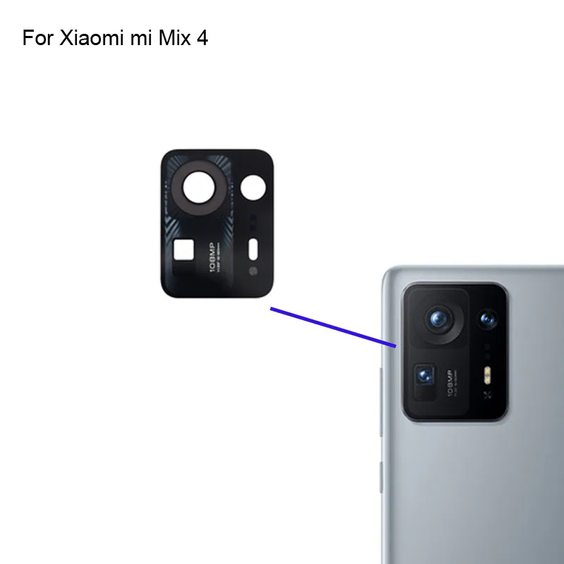 

2PCS For Xiaomi mi Mix 4 Replacement Back Rear Camera Lens Glass For Xiaomi mi Mix4 Glass lens Parts Xiao mi Mix 4