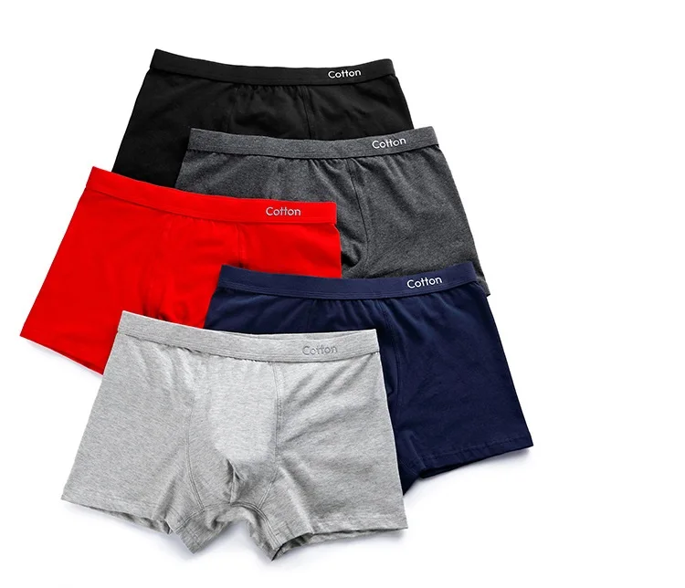 AAA хлопковые мужские трусы боксеры мужские хлопковые Para Hombre u-образные боксеры со средней талией однотонное нижнее белье для мужчин s Calsones Homme Bielizna