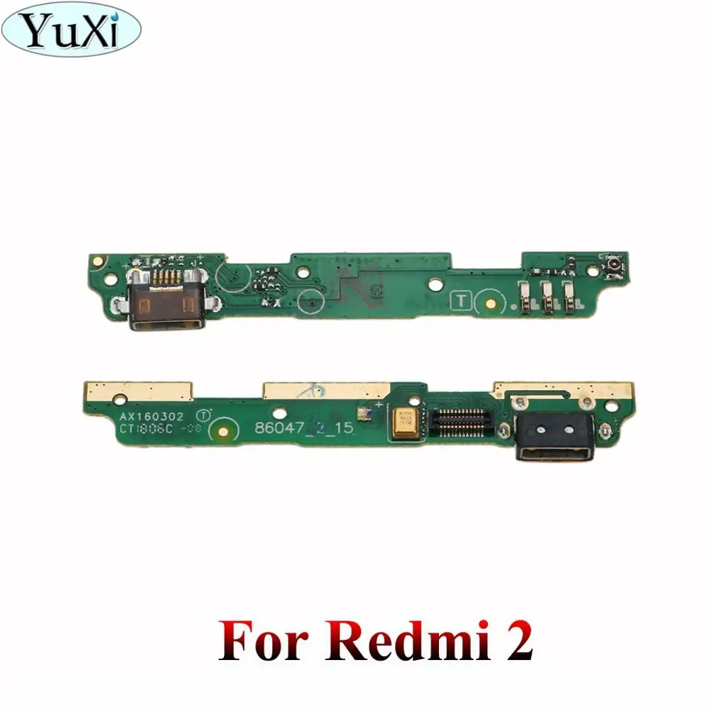 For Redmi 2 YuXi usb зарядка Нижняя плата гибкий кабель соединительные детали для Xiaomi Redmi Note 3/4/Note 3/4 Pro/4A/5A/4X/2A/3 S микрофонный модуль - Цвет: For Redmi 2