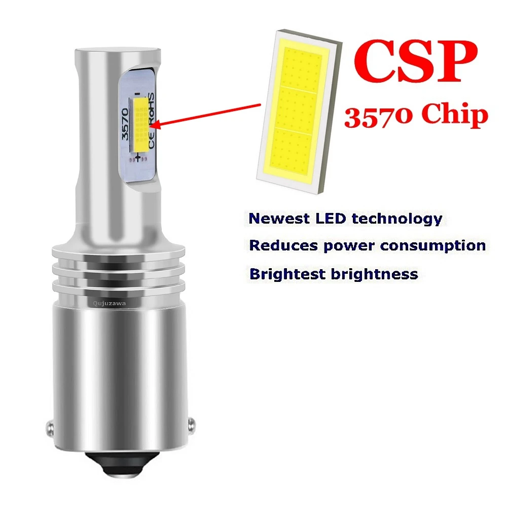 1 шт. 1156 BA15S P21W 7506 R10W супер яркий CSP 3570 светодиодный Автомобильный задний тормоз