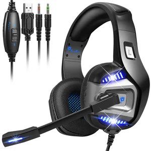 gaming headphones for ps4 ps5 fifa 21 xbox laptop pc gamer headsets noise reducetion headset mic free global shipping