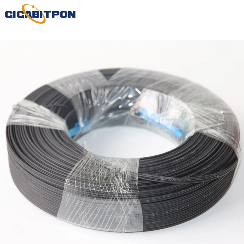 100M SC UPC to SC UPC FTTH fiber single-mode simplex single-core branch cable jumper with 3 steel wires