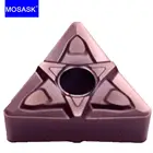 MOSASK 10 шт. TNMG Blade 1604 08 MF ZP1521 токарный станок с ЧПУ, обработка нержавеющей стали, треугольный поворотные твердосплавные вкладыши