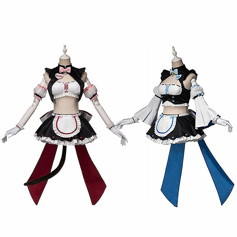 

Anime NEKOPARA Chocolat Vanilla Cosplay Costumes Halloween Party Girl School Uniform Full Set Comic Exhibition Cosplay Costume