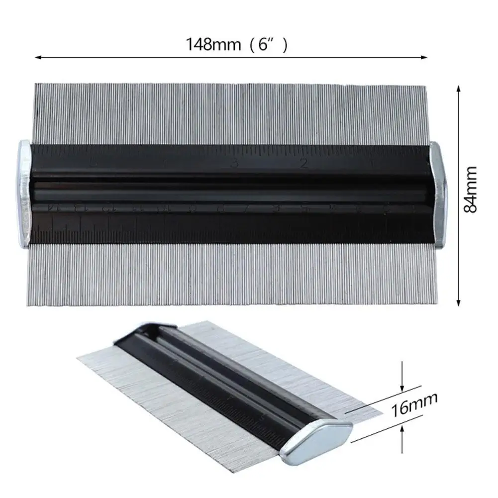 6 дюймовый профессиональный металлический контурный профиль манометр для