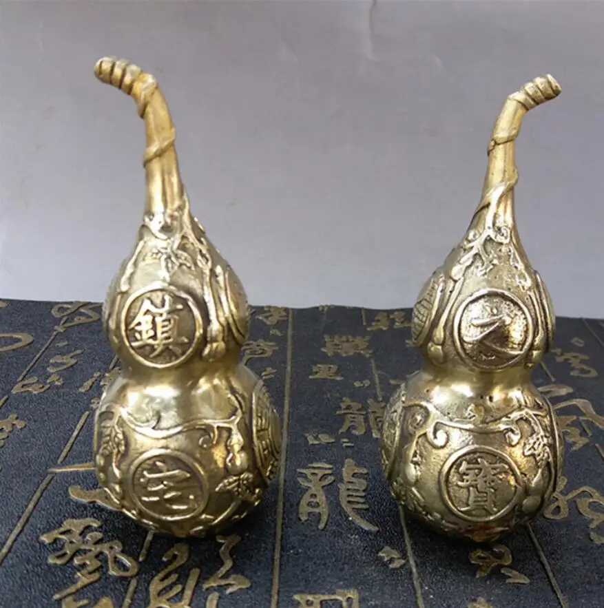 Домашнее украшение маленькая тыква медные Резьбовые Металлические Украшения