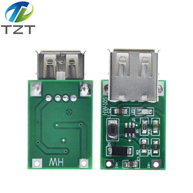 1 шт. Модуль повышения мощности от 3 В до 5 постоянного тока USB зарядное устройство 0