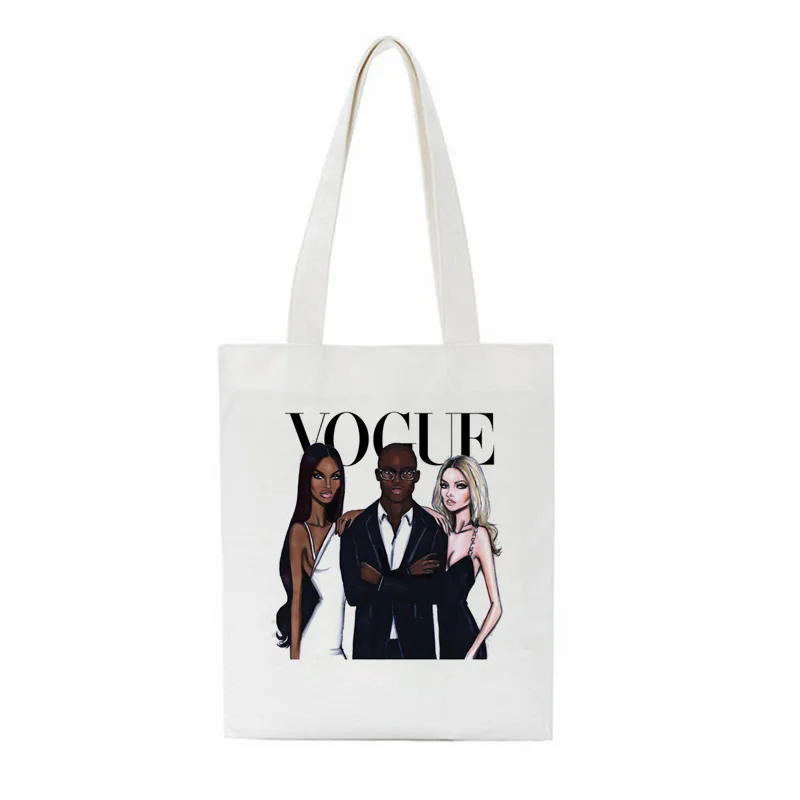 

Vogue Women Canvas Tote Shopping Bag Teacher Life Reusable Eco Shopper Shoulder Bag Street fashion lady Book Bag Fashion Bags
