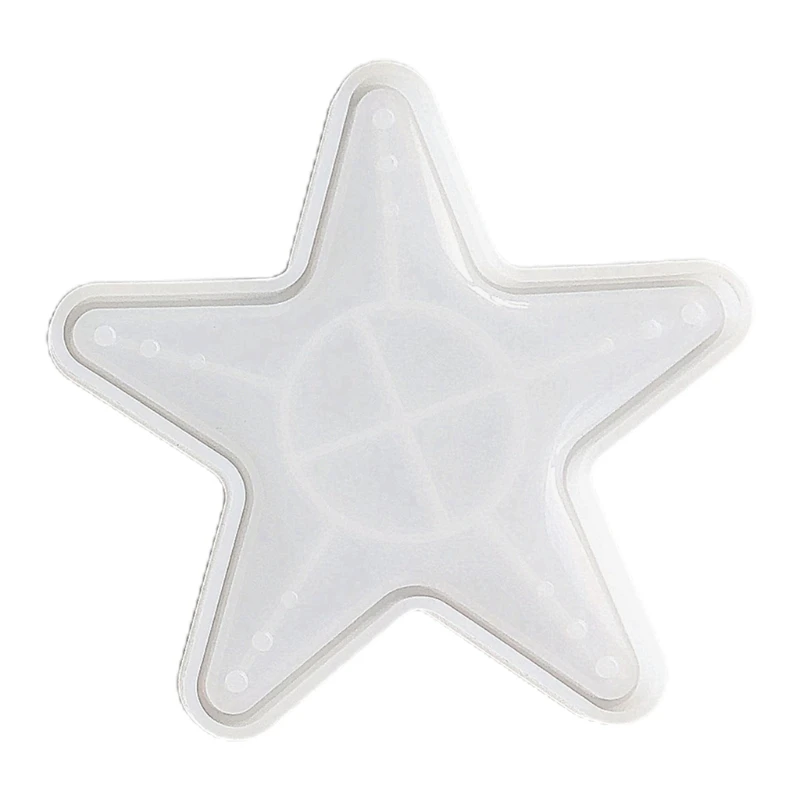

DIY Crafts Stars Shape Tray Epoxy Resin Mold Serving Board Plate Silicone Mould